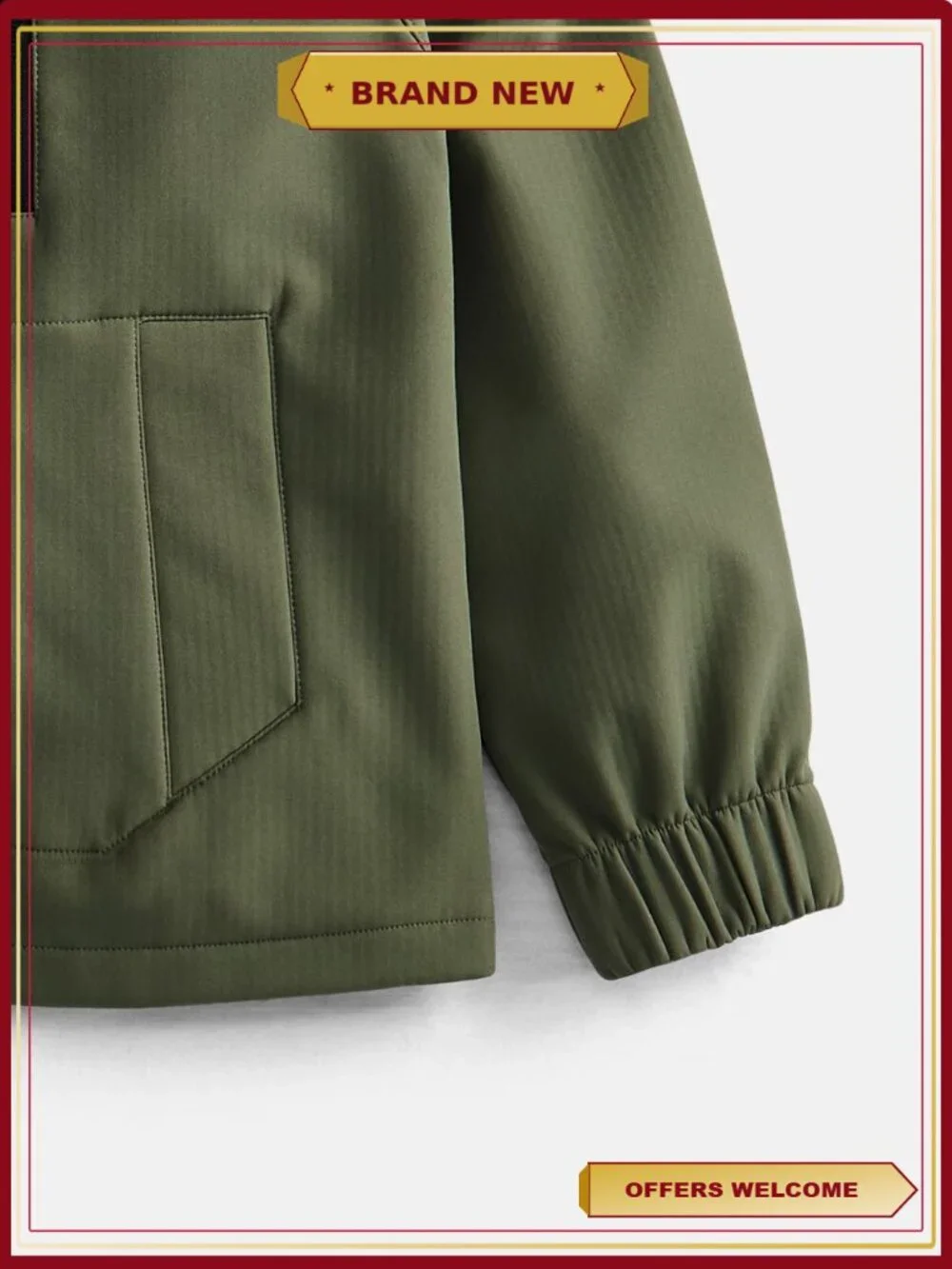 Boys Softshell Jacket Long Sleeve Hooded Windproof Water Resistant